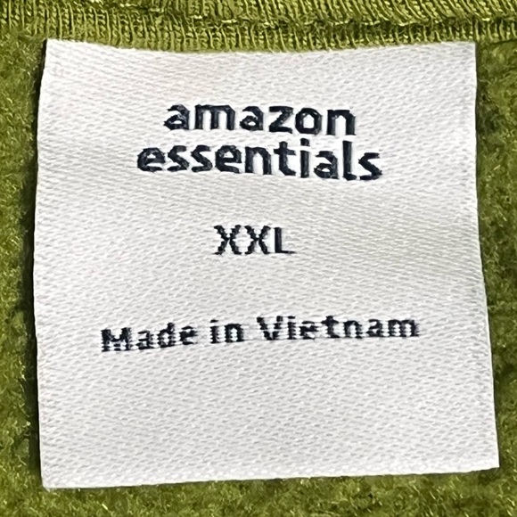 Amazon Essentials Classic-Fit Long-Sleeve open V-neck Fleece Hooded Sweatshirt - Picture 3 of 9